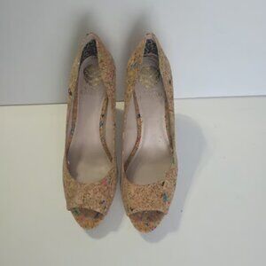 Vince Camuto cork heels